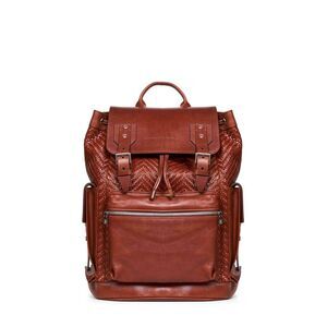 Brunello Cucinelli Men Cognac City Backpack